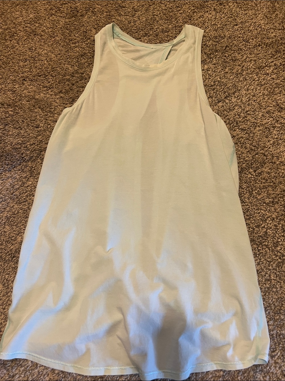 Lululemon open back Light Mint Crewneck Tank Top - Womens